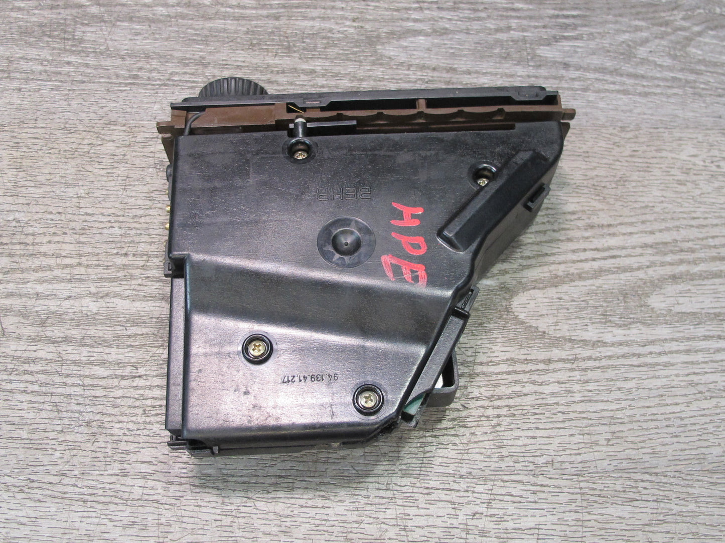 1984-1991 Porsche 928 S A/C Heater Hvac Climate Control Switch Panel w Trim
