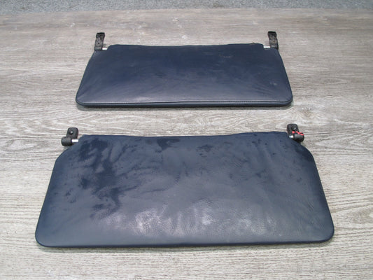 1984-1995 Porsche 928 S Rear Left & Right Side Upper Sun Visor Shade Set Blue
