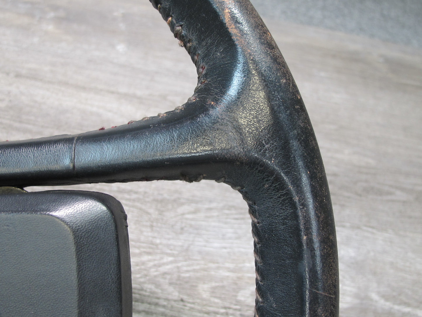 1984-1989 Porsche 928 S 4 Spoke Leather Steering Black