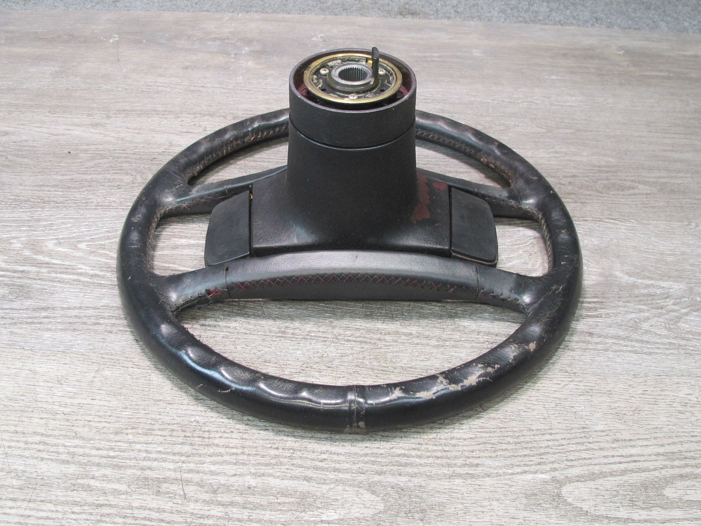 1984-1989 Porsche 928 S 4 Spoke Leather Steering Black