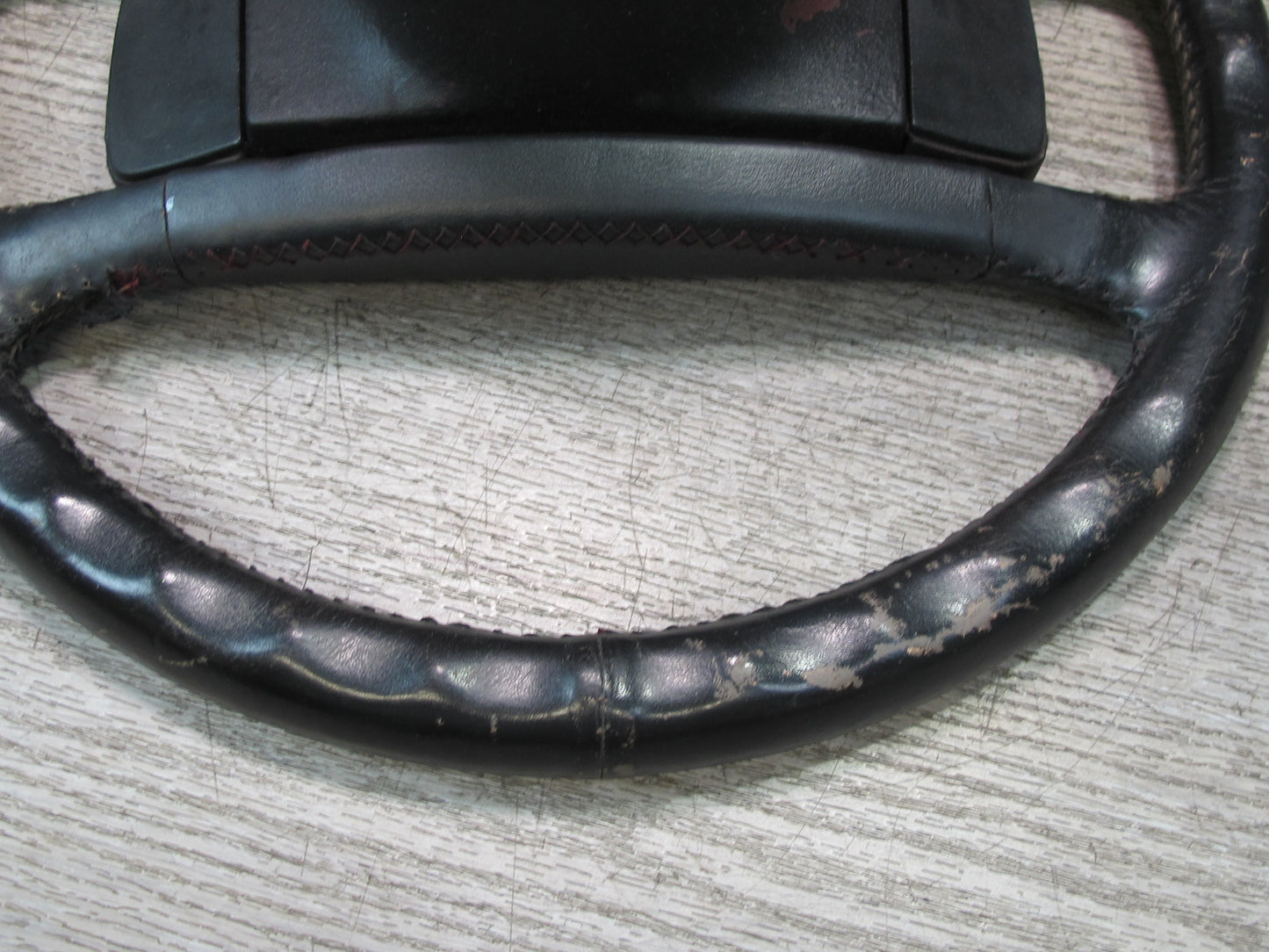 1984-1989 Porsche 928 S 4 Spoke Leather Steering Black