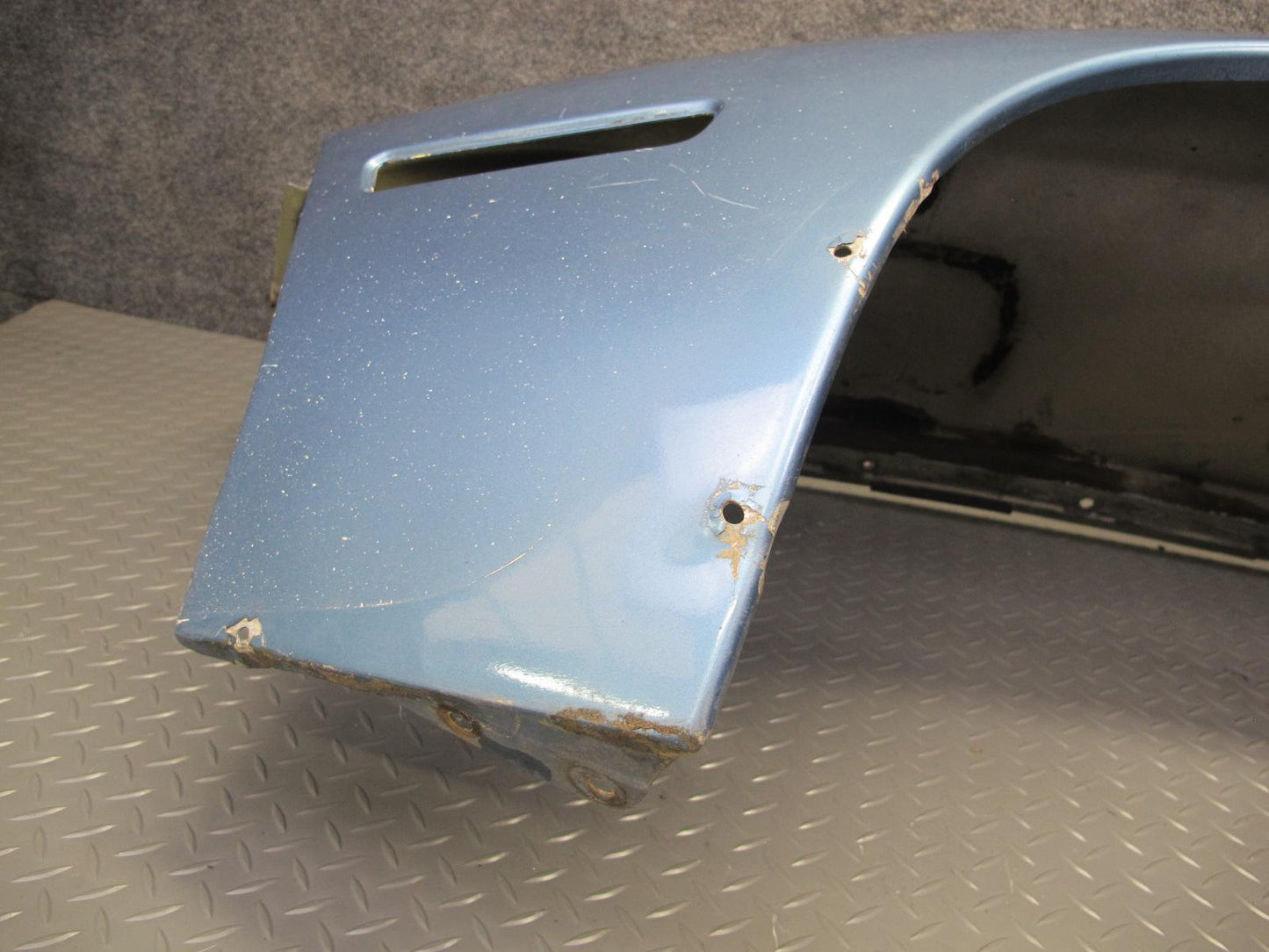 1984-1986 Porsche 928 S Front Left Driver Side Fender Shell Panel Cover Blue
