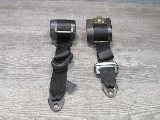 83-86 PORSCHE 928 S FRONT LEFT & RIGHT SIDE SEATBELT RETRACTOR SET OEM