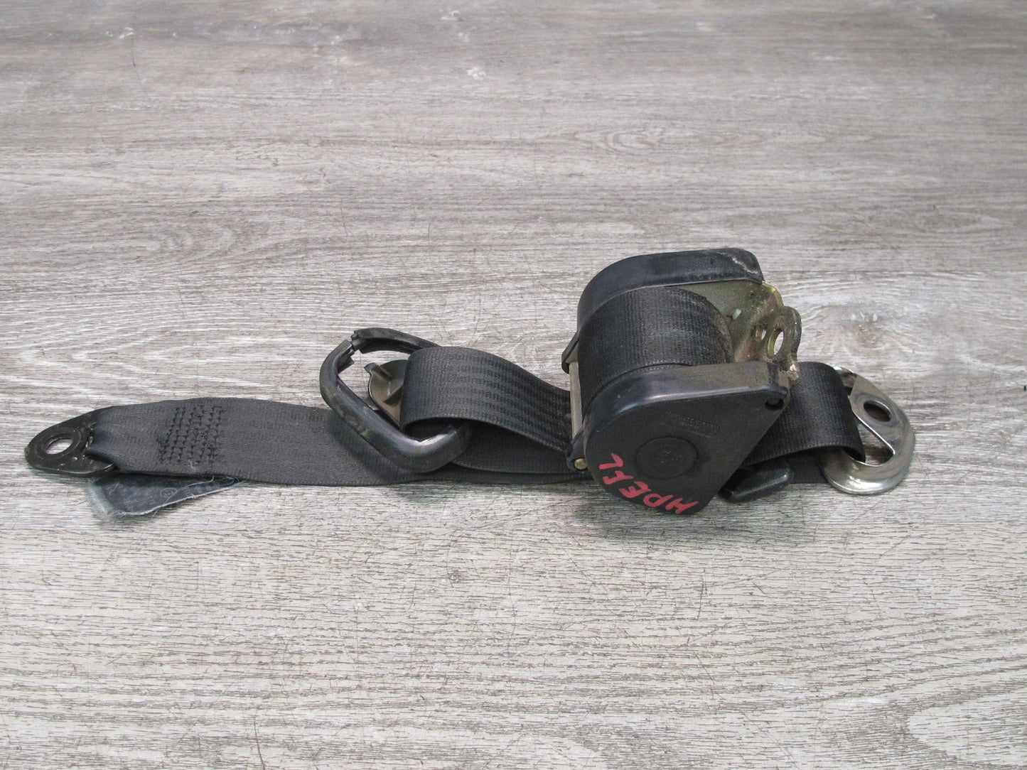 83-86 PORSCHE 928 S FRONT LEFT & RIGHT SIDE SEATBELT RETRACTOR SET OEM