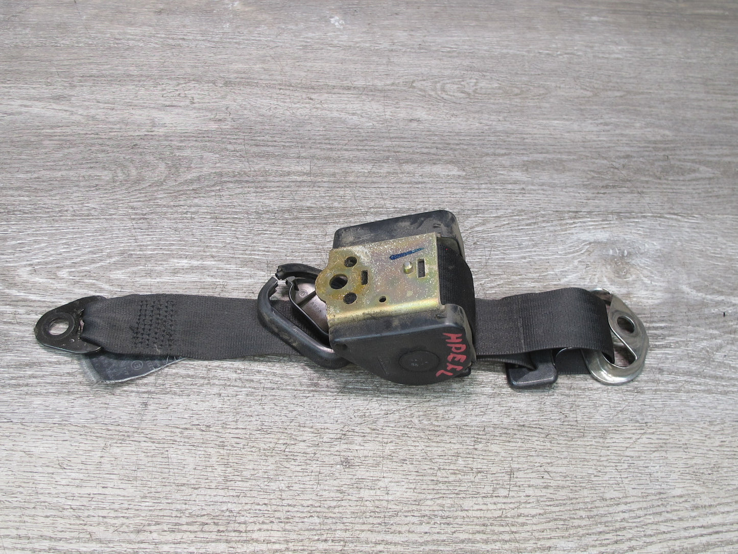 83-86 PORSCHE 928 S FRONT LEFT & RIGHT SIDE SEATBELT RETRACTOR SET OEM