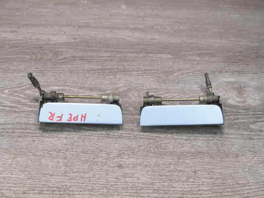 1984-1995 Porsche 928 S Front Left & Right Side Door Exterior Handle Set Blue