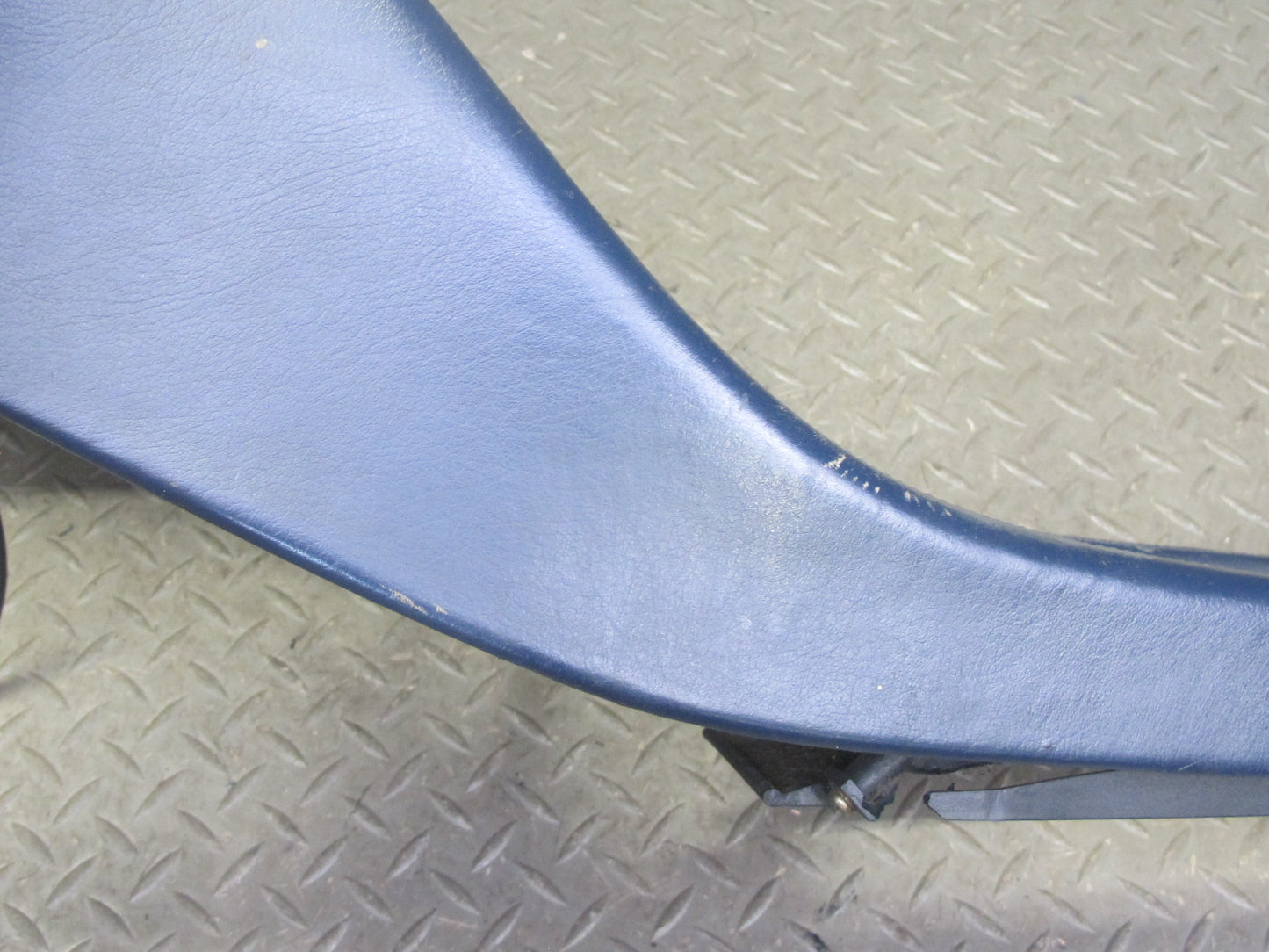 1983-1989 Porsche 928 S MT Front Center Console Shifter Trim Panel Leather Blue
