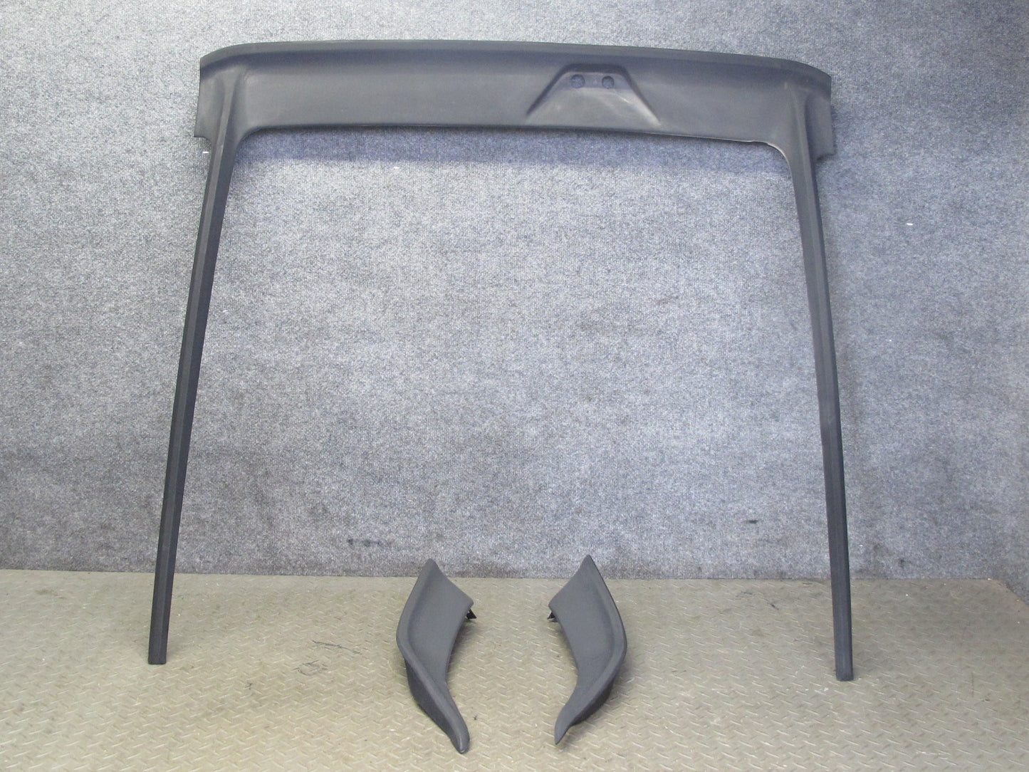 1983-1986 Porsche 928 S Rear Trunk Lid Spoiler w Left & Right Side Extension Set