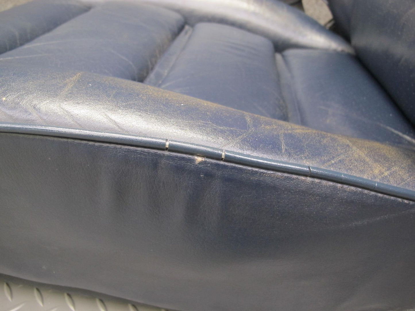 1985-1986 Porsche 928 S Set of 2 Front Left & Right Power Leather Seat Blue