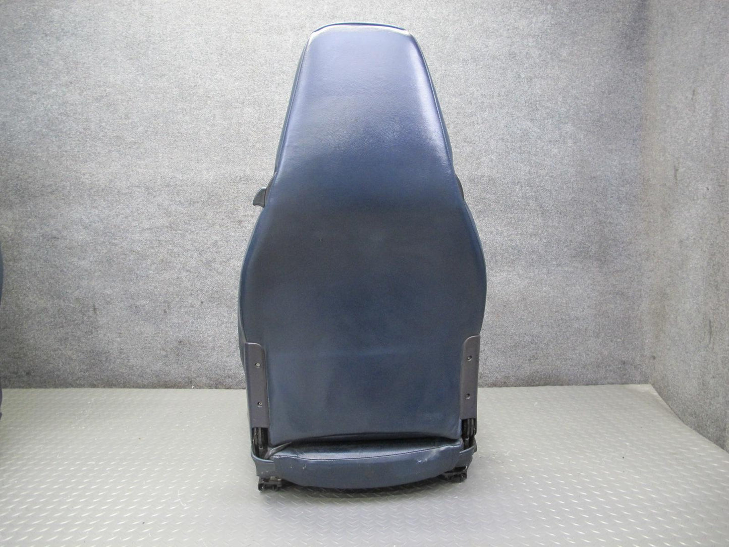 1985-1986 Porsche 928 S Set of 2 Front Left & Right Power Leather Seat Blue