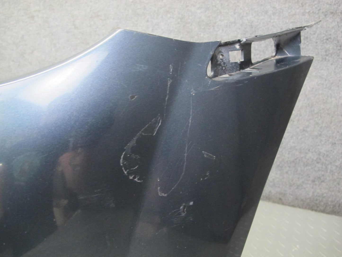 04-08 Mazda RX8 Front Bumper Cover Panel Metropolitan Grey w Grille OEM