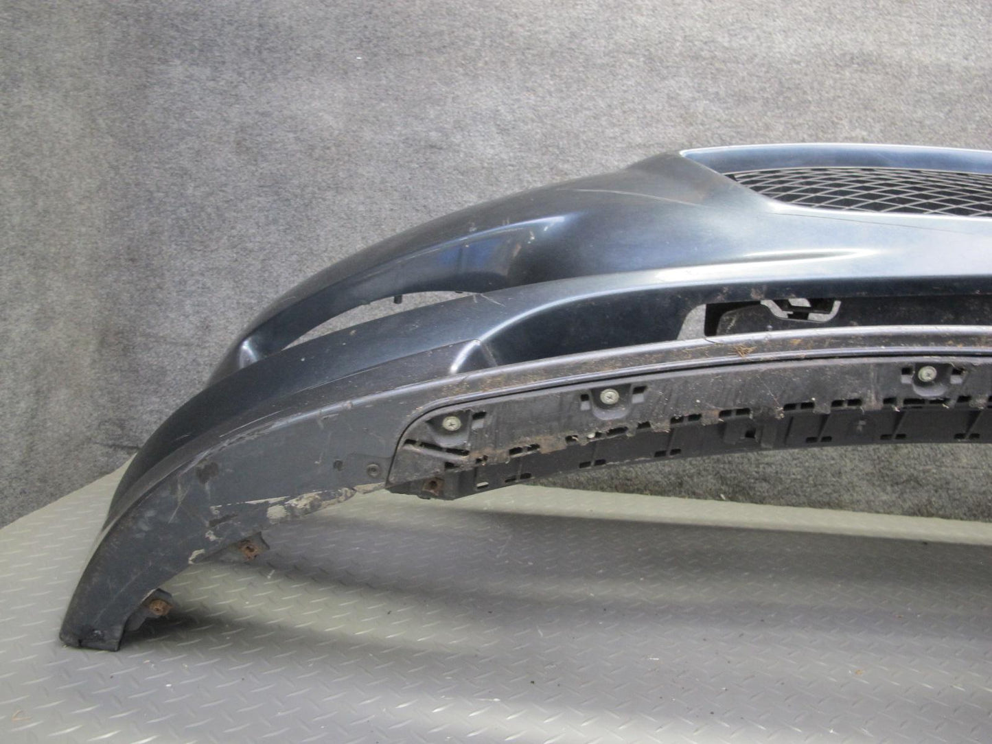 04-08 Mazda RX8 Front Bumper Cover Panel Metropolitan Grey w Grille OEM
