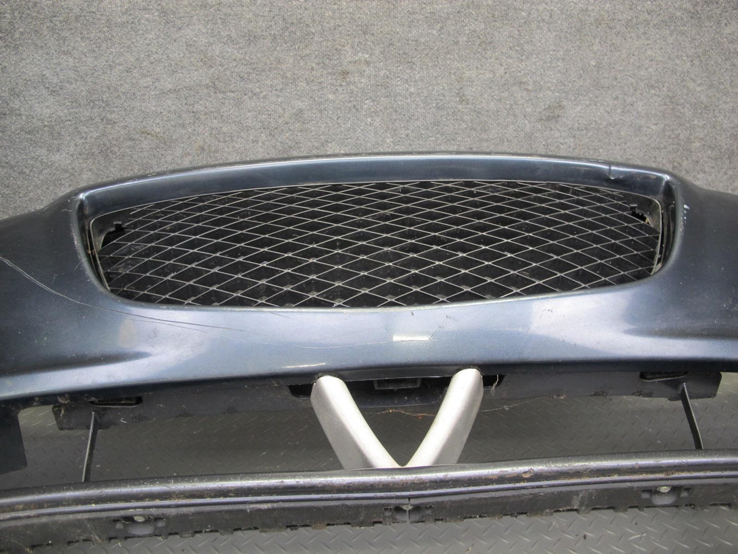 04-08 Mazda RX8 Front Bumper Cover Panel Metropolitan Grey w Grille OEM