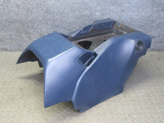 1983-1991 Porsche 928 S Rear Center Console Armrest Storage Compartment Blue