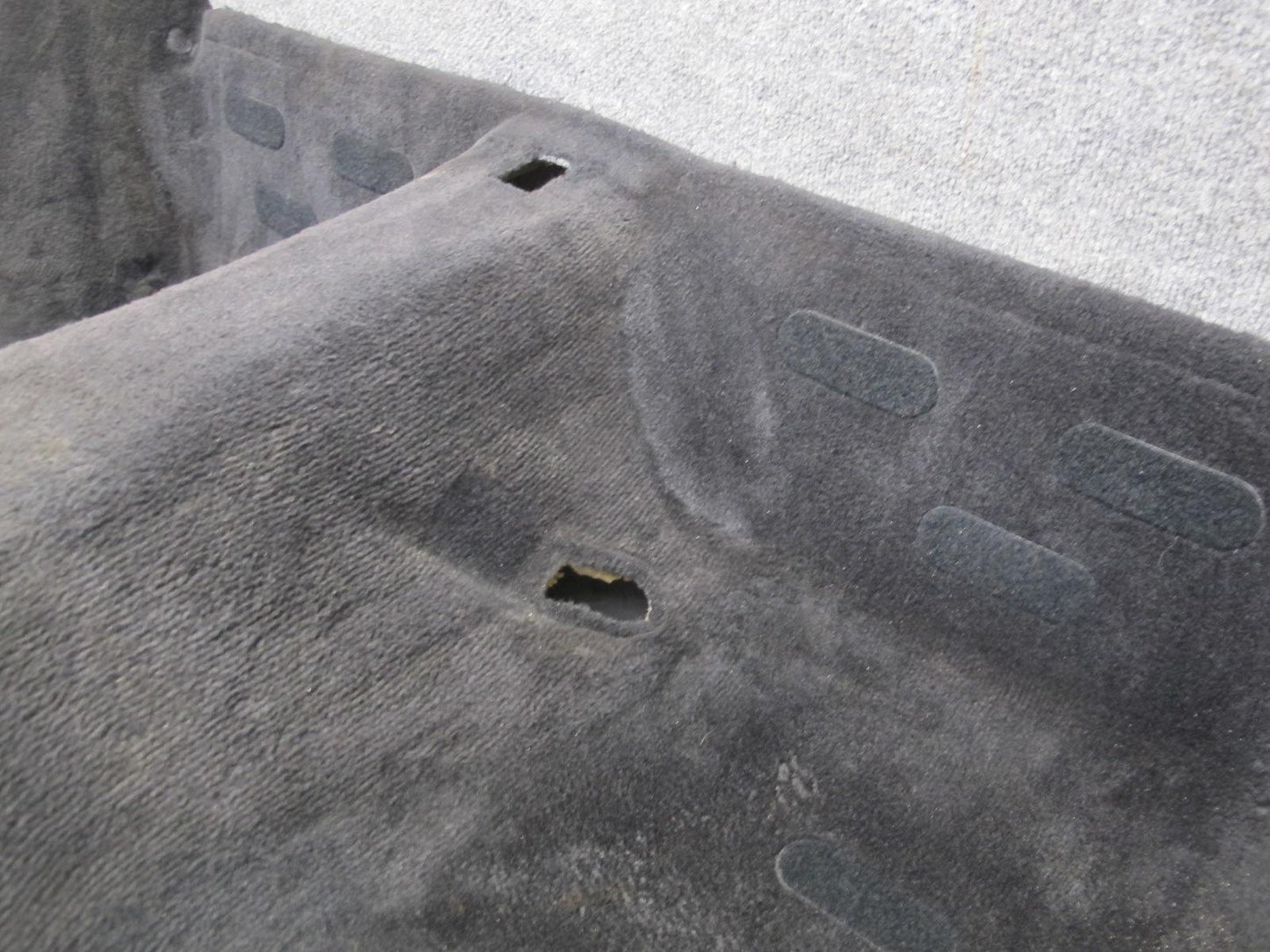 1999-2005 Porsche 911 996 Convertible Rear Interior Under Seat Carpet Black