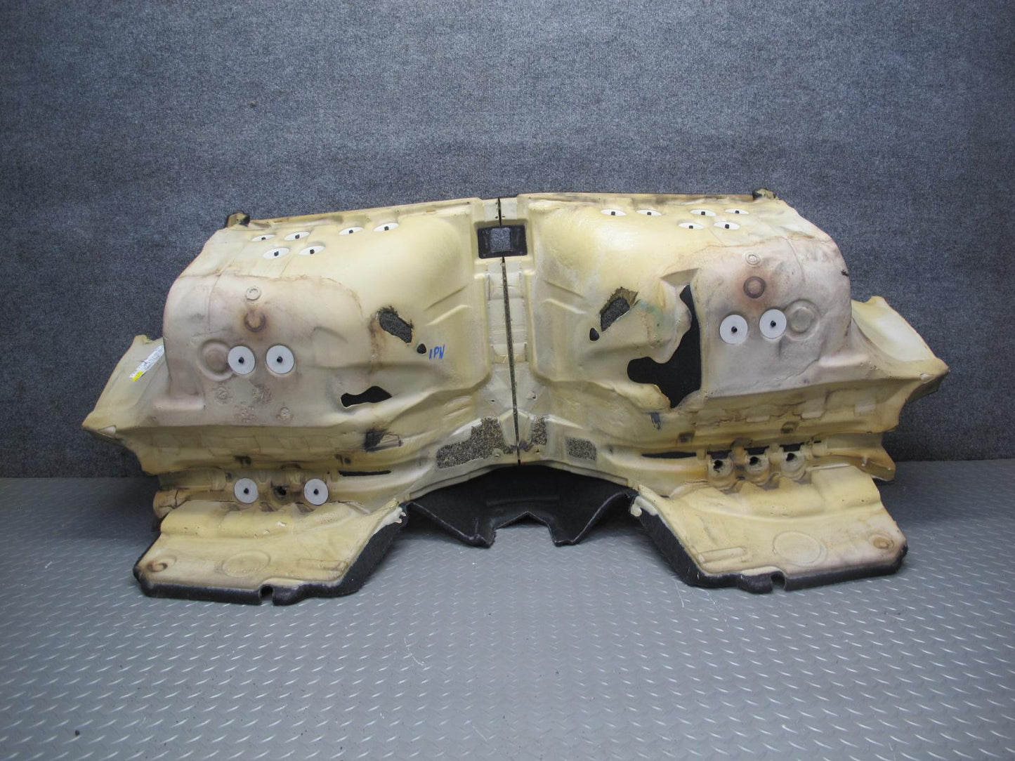 1999-2005 Porsche 911 996 Convertible Rear Interior Under Seat Carpet Black