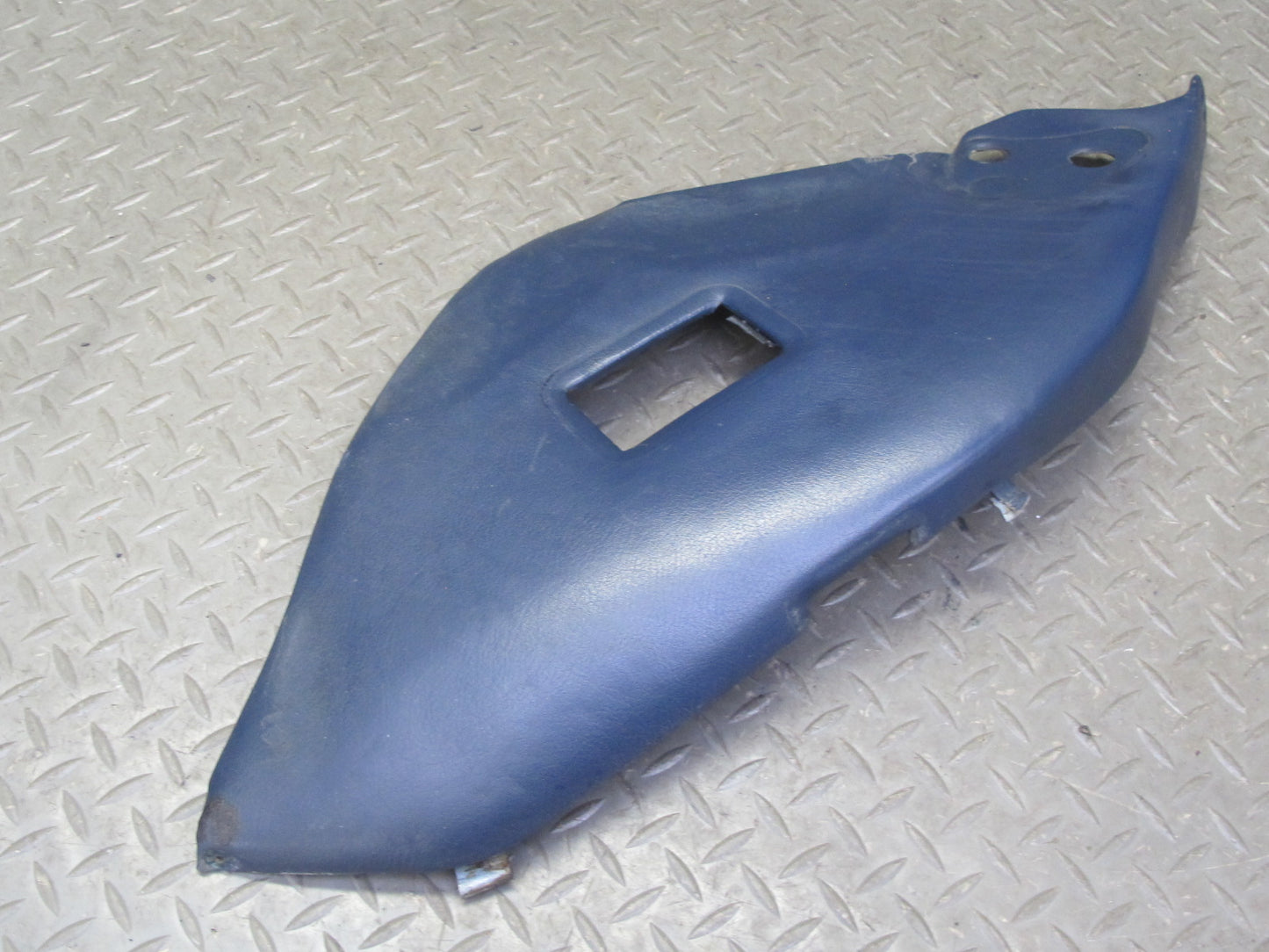 1983-1995 Porsche 928 Rear Left & Right Side Leather Seat Trim Panel Pad Blue