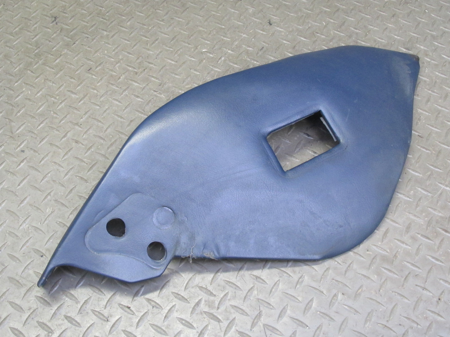 1983-1995 Porsche 928 Rear Left & Right Side Leather Seat Trim Panel Pad Blue