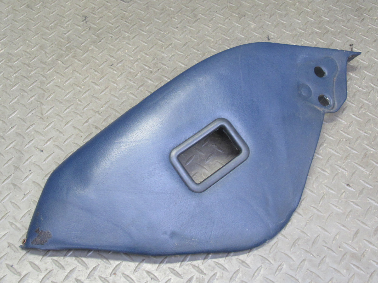 1983-1995 Porsche 928 Rear Left & Right Side Leather Seat Trim Panel Pad Blue