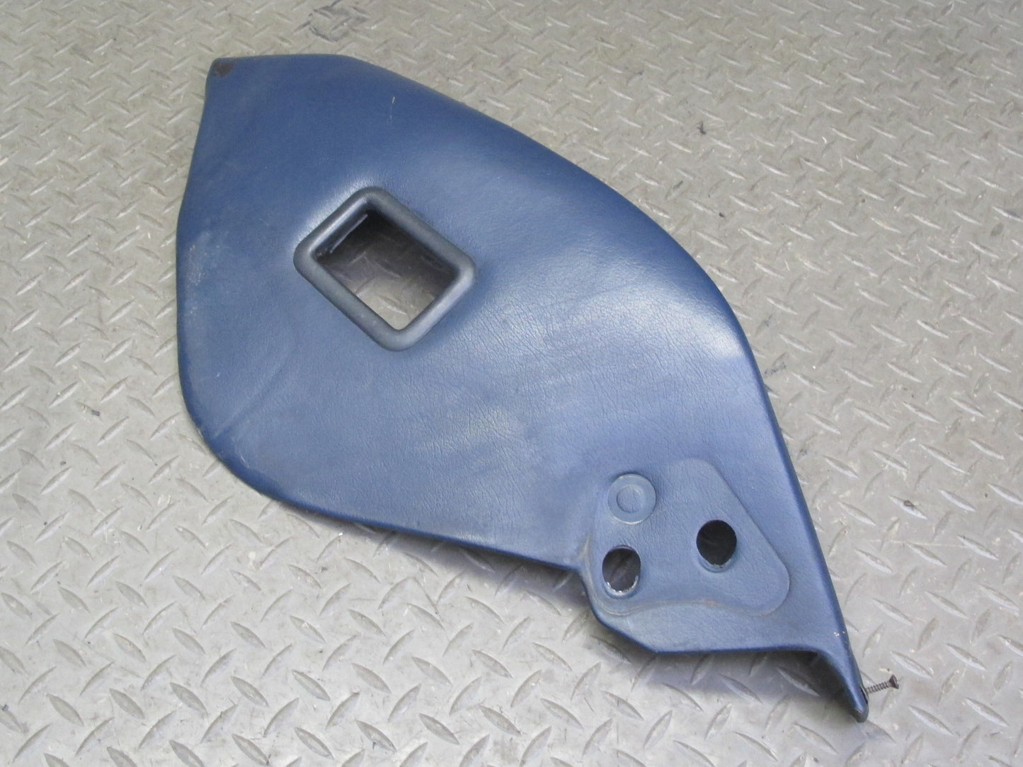 1983-1995 Porsche 928 Rear Left & Right Side Leather Seat Trim Panel Pad Blue