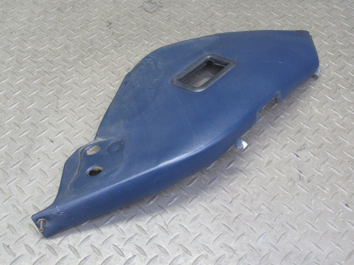 1983-1995 Porsche 928 Rear Left & Right Side Leather Seat Trim Panel Pad Blue