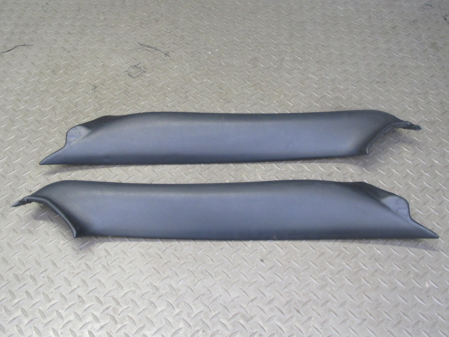 00-05 Porsche 911 996 Convertible Front Interior A Pillar Leather Trim Panel Set