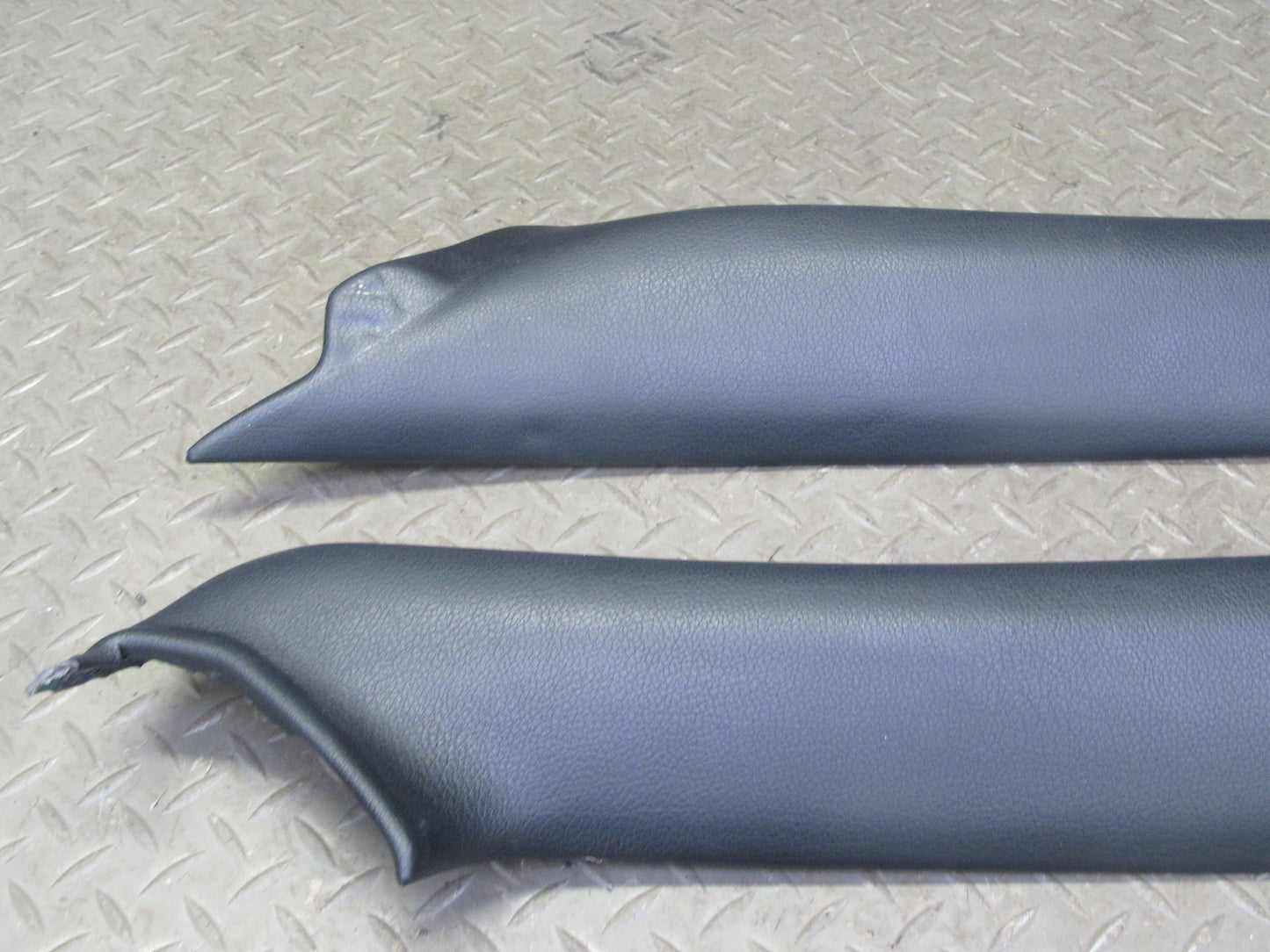 00-05 Porsche 911 996 Convertible Front Interior A Pillar Leather Trim Panel Set