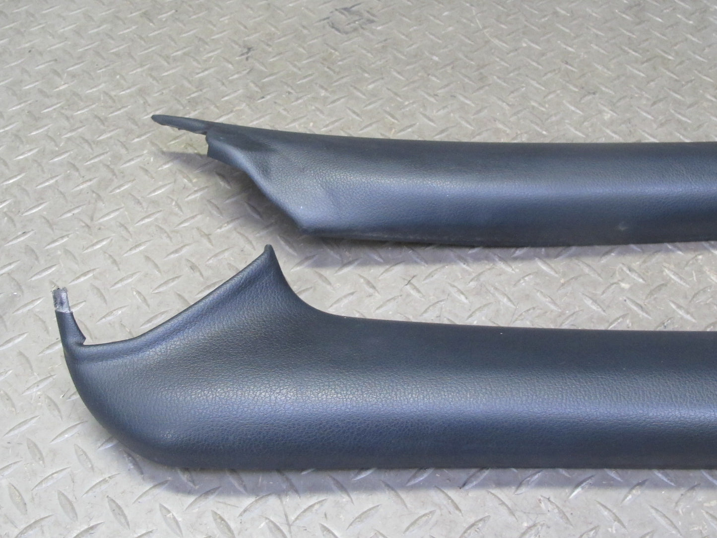 00-05 Porsche 911 996 Convertible Front Interior A Pillar Leather Trim Panel Set
