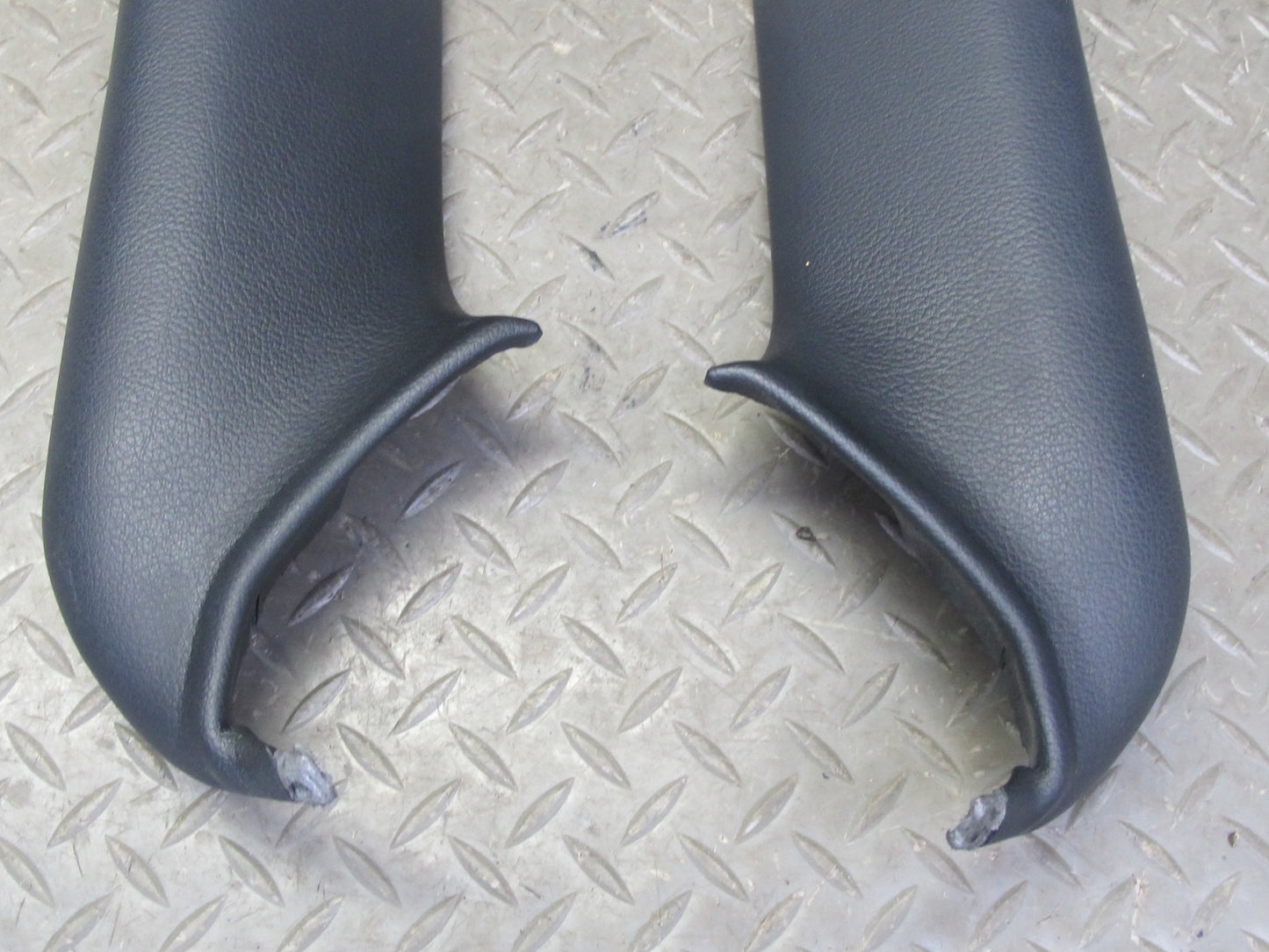 00-05 Porsche 911 996 Convertible Front Interior A Pillar Leather Trim Panel Set
