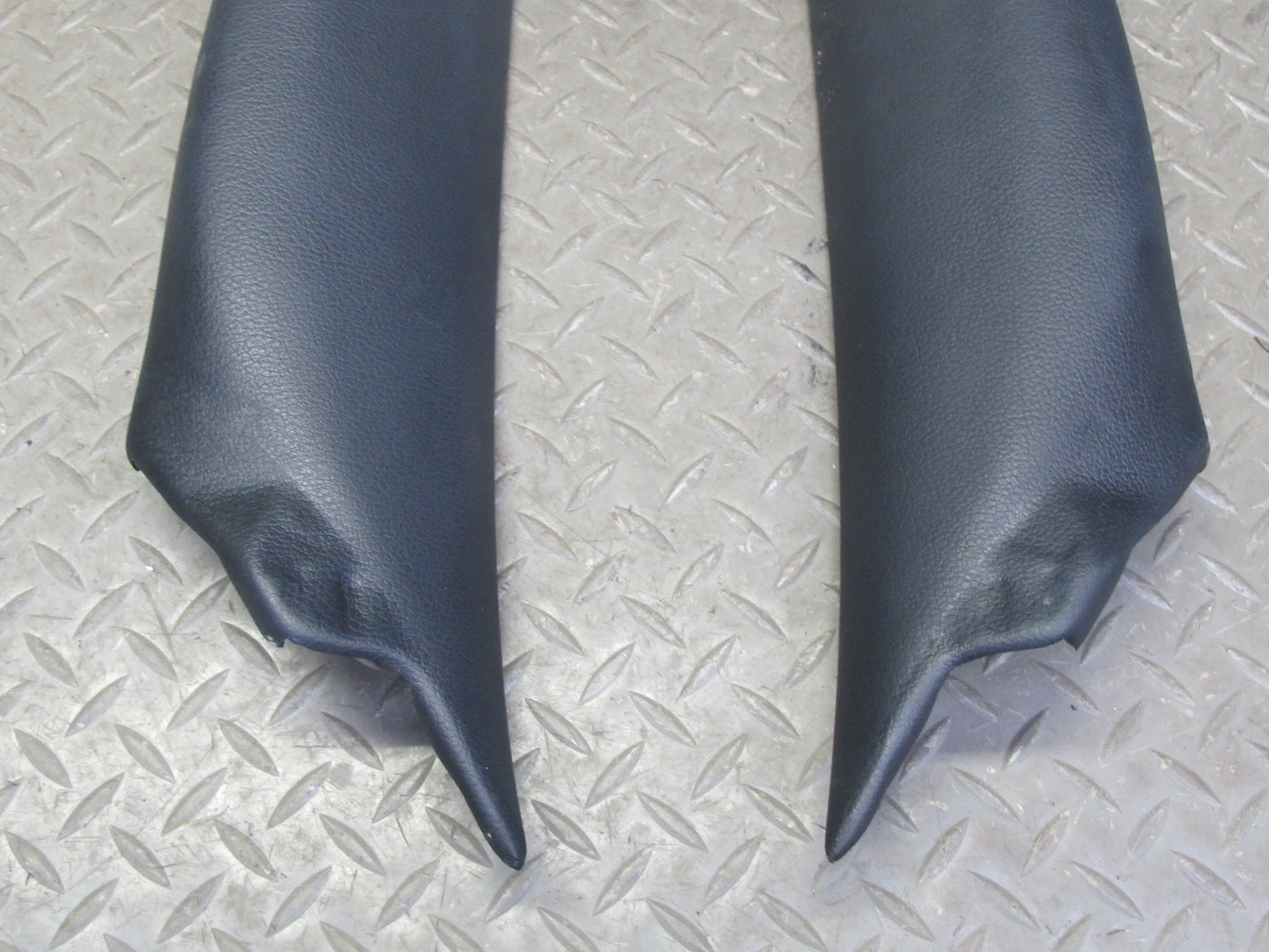 00-05 Porsche 911 996 Convertible Front Interior A Pillar Leather Trim Panel Set