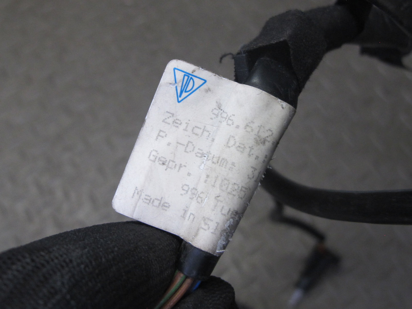 1999-2005 Porsche 911 Carrera 996 Left & Right Door Wire Wiring Harness Set of 2