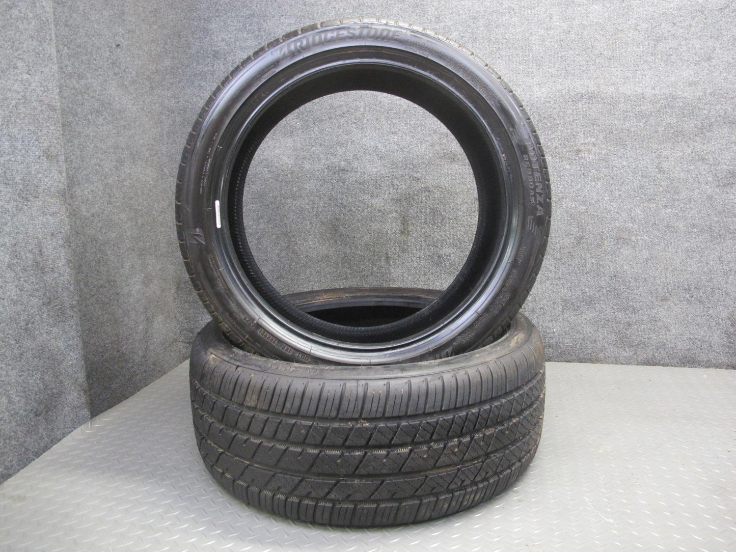 Set of 2 Bridgestone Potenza RE980AS+ A/S Tire 235/40 R18 95W 4324 9/32 Tread