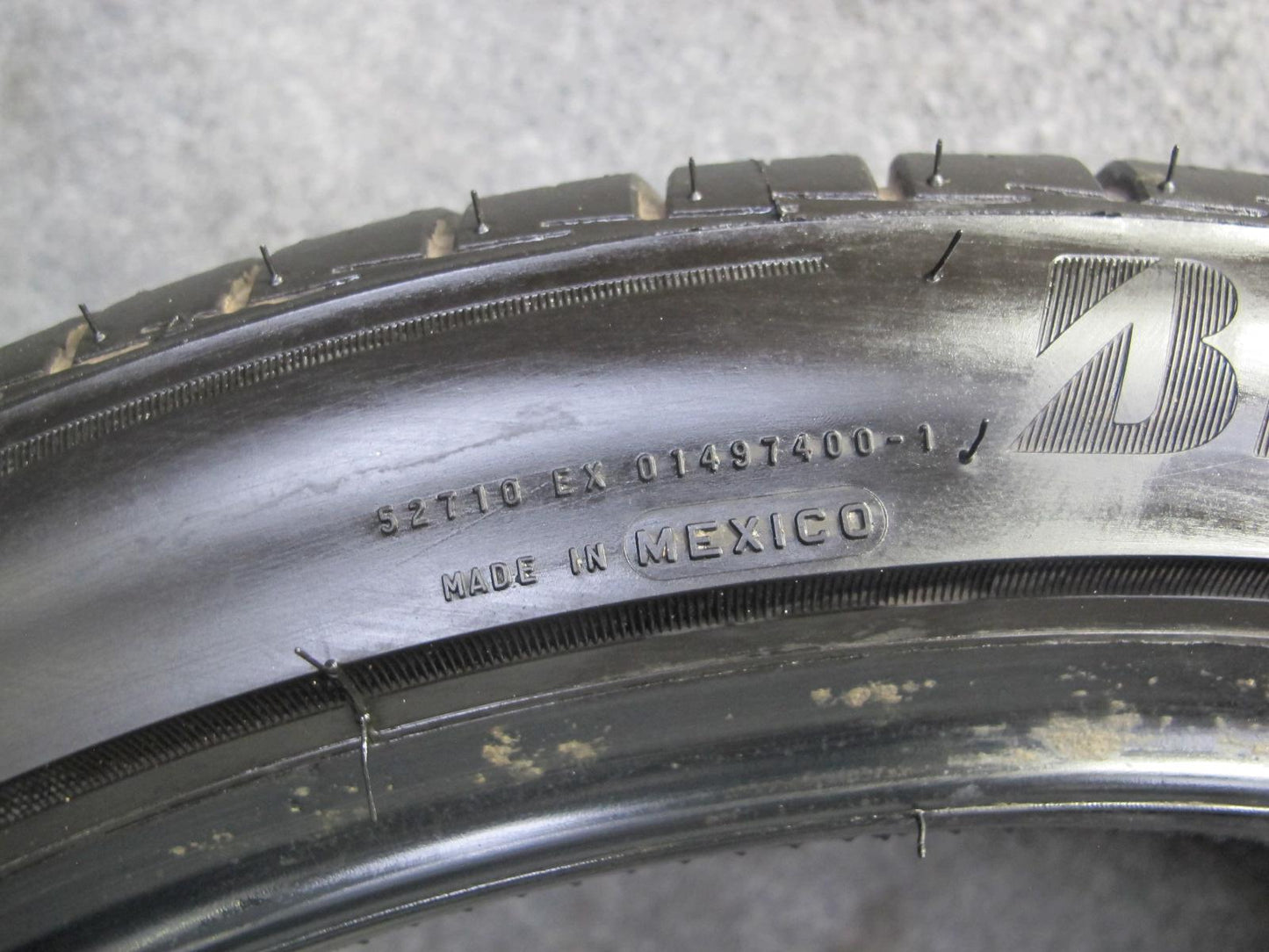 Set of 2 Bridgestone Potenza RE980AS+ A/S Tire 235/40 R18 95W 4324 9/32 Tread