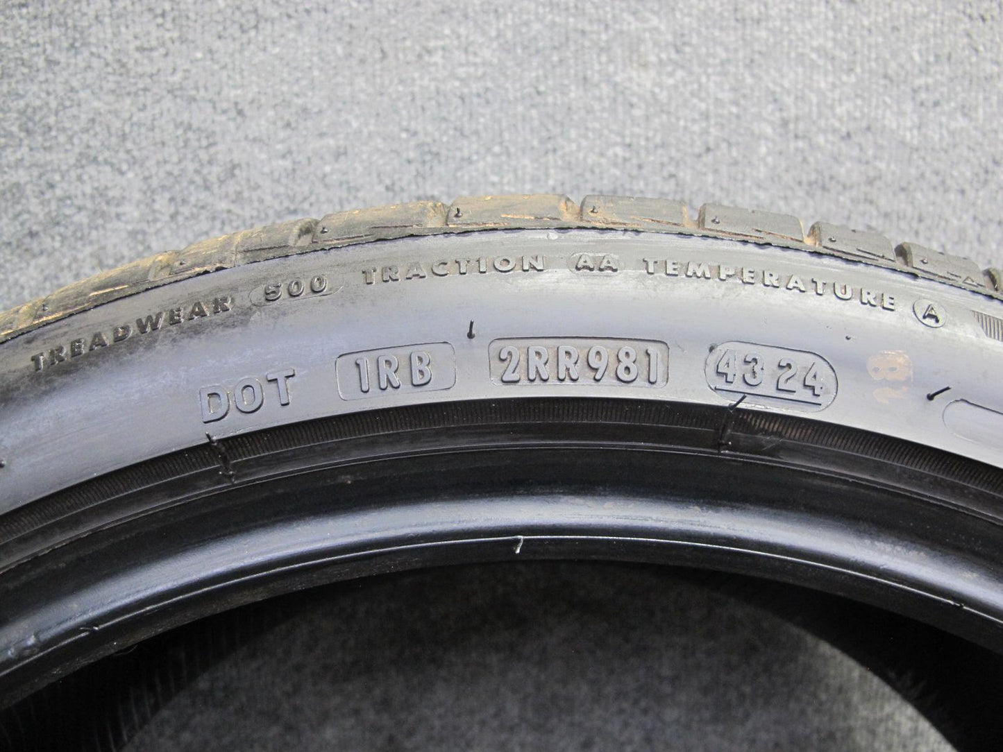 Set of 2 Bridgestone Potenza RE980AS+ A/S Tire 235/40 R18 95W 4324 9/32 Tread