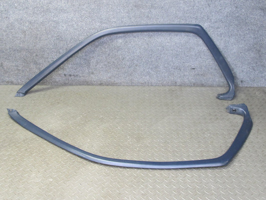 1984-1995 Porsche 928 Interior Door Upper Surround Window Trim Panel Set Blue