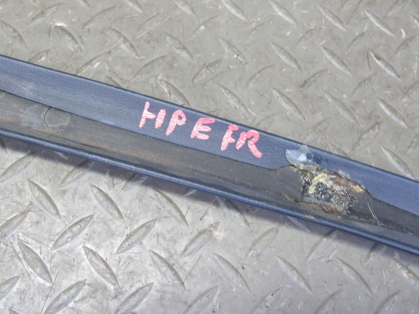 1984-1995 Porsche 928 Interior Door Upper Surround Window Trim Panel Set Blue