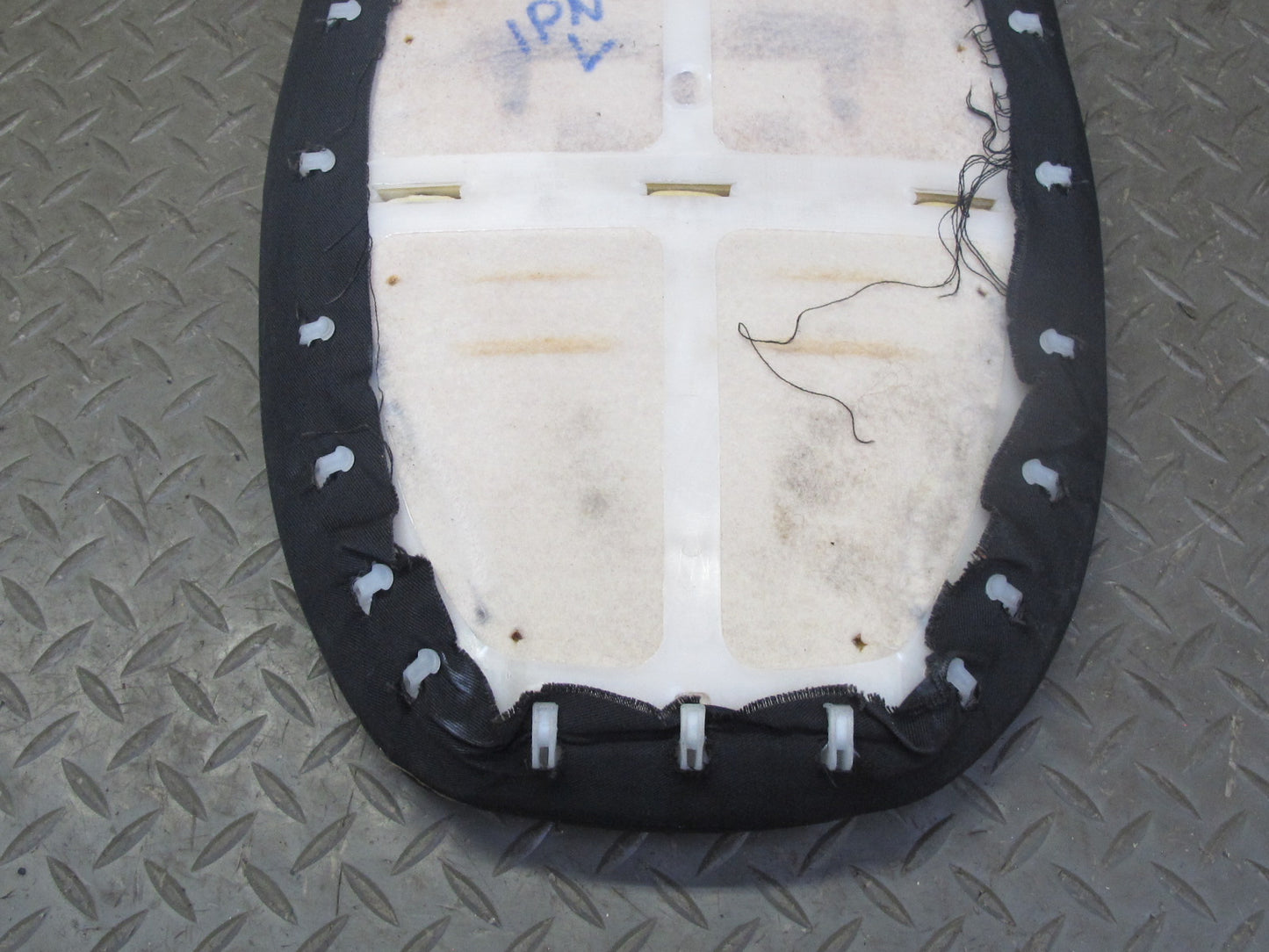 1999-2005 Porsche 911 996 Front Left Upper Seat Backrest Cushion Black