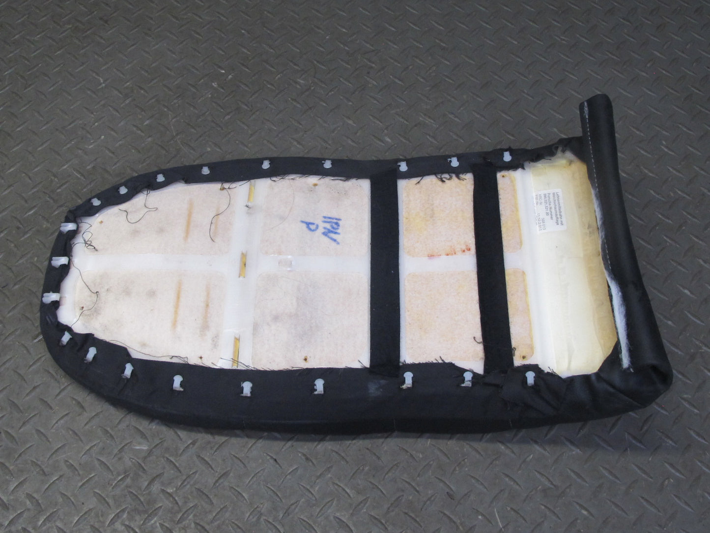 1999-2005 Porsche 911 996 Front Right Upper Seat Backrest Cushion Black