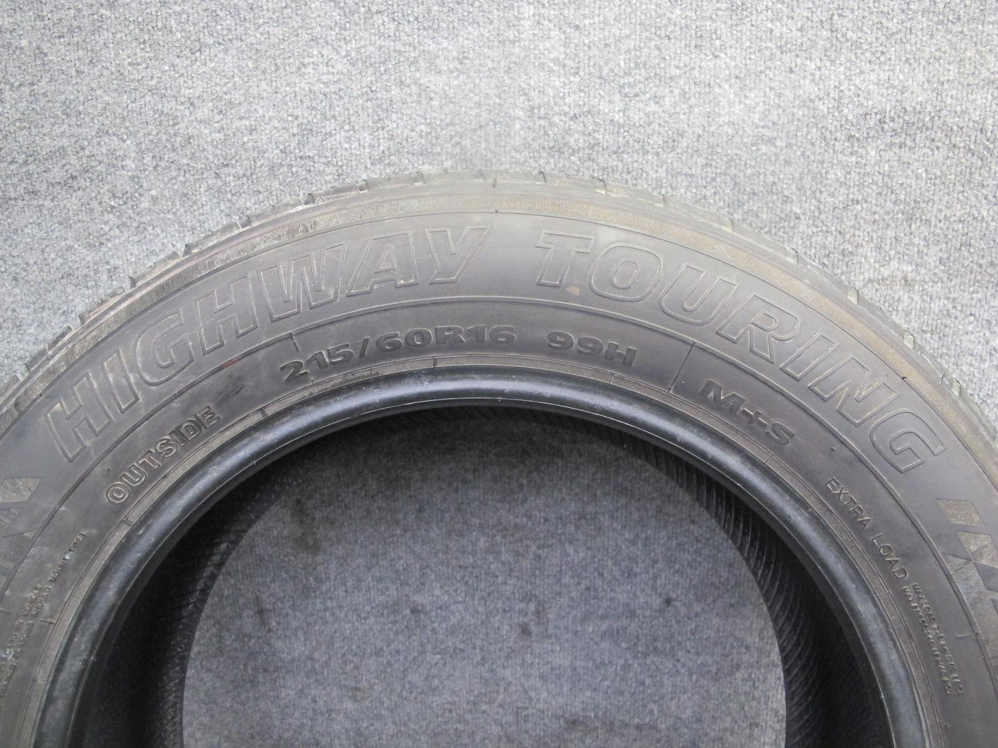 Set of 2 Mavis Highway Touring ALL Season Tire 215/60 R16 99H 0124 10/32 Tread