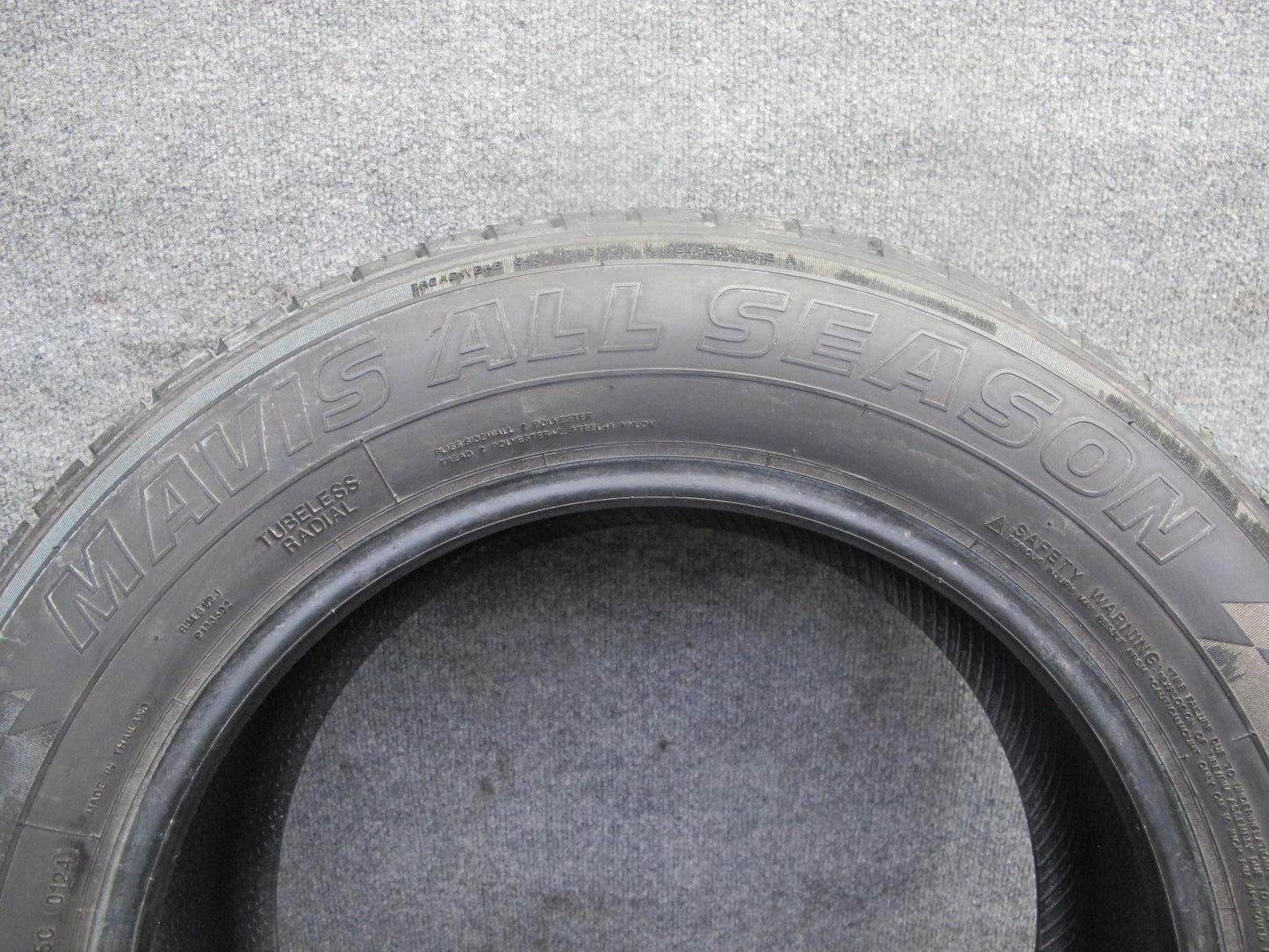 Set of 2 Mavis Highway Touring ALL Season Tire 215/60 R16 99H 0124 10/32 Tread