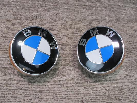 03-08 BMW E86 E85 Z4 Set of 2 Front Fender Turn Signal Light Logo 6916561 OEM