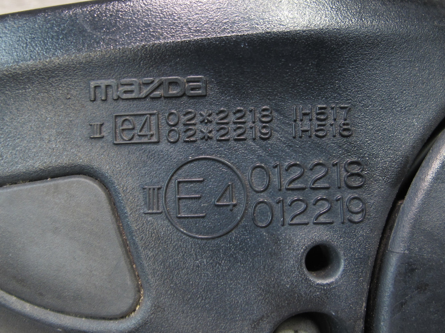 04-11 Mazda RX8 Left Driver Door Power Heated Mirror Metropolitan Grey OEM