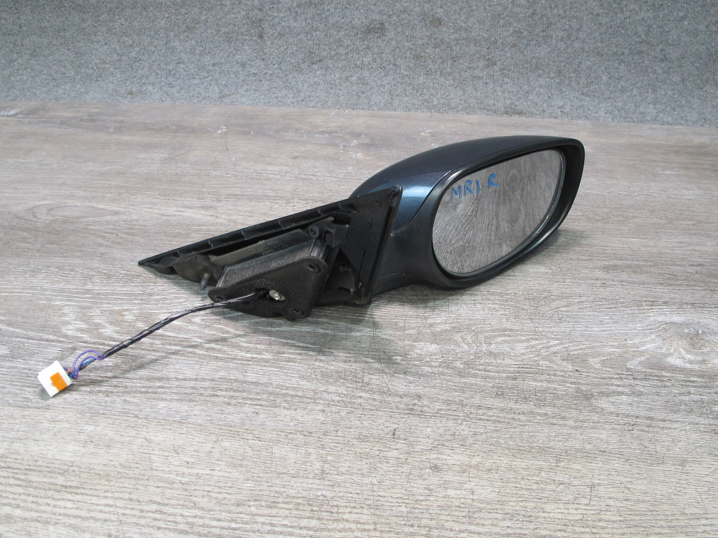 04-11 Mazda RX8 Right Passenger Door Power Heated Mirror Metropolitan Grey OEM