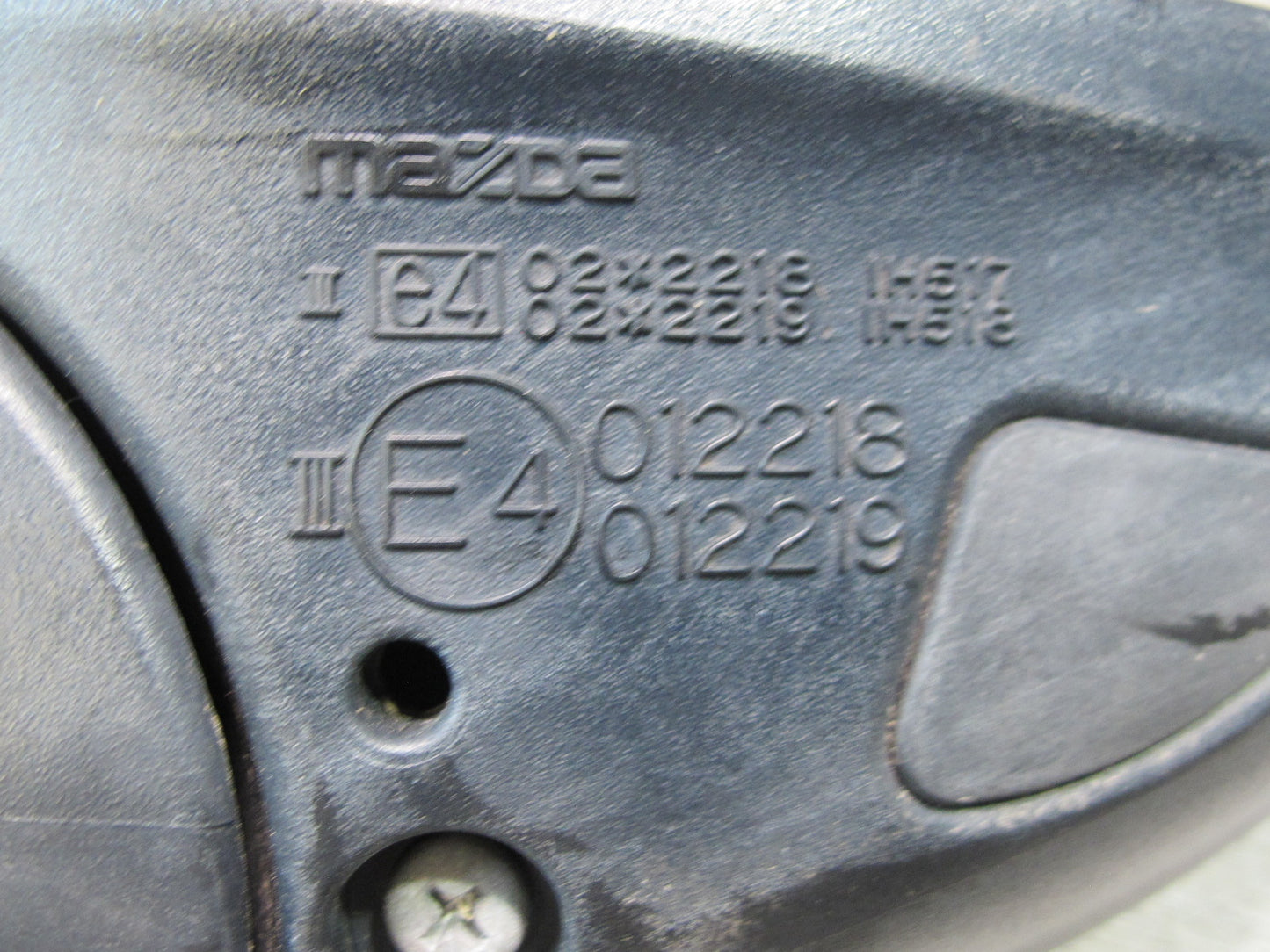04-11 Mazda RX8 Right Passenger Door Power Heated Mirror Metropolitan Grey OEM