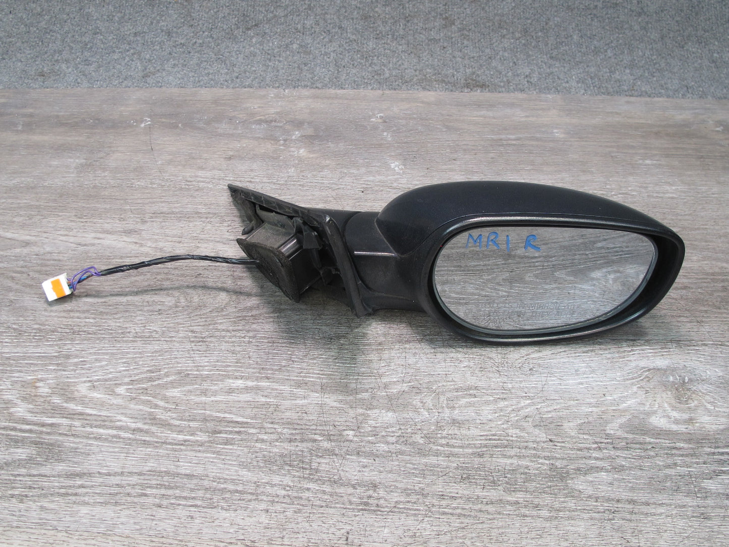 04-11 Mazda RX8 Right Passenger Door Power Heated Mirror Metropolitan Grey OEM