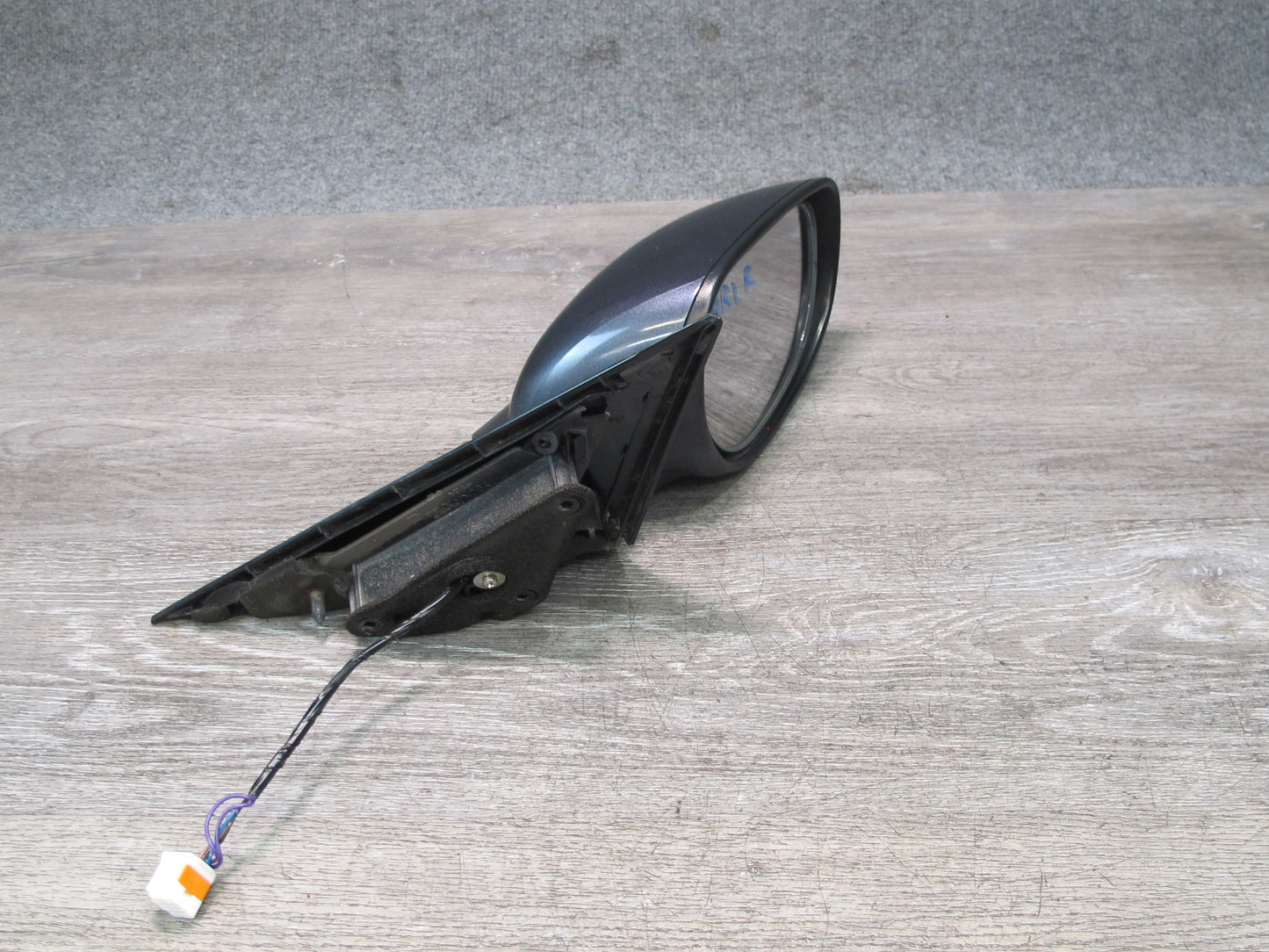 04-11 Mazda RX8 Right Passenger Door Power Heated Mirror Metropolitan Grey OEM