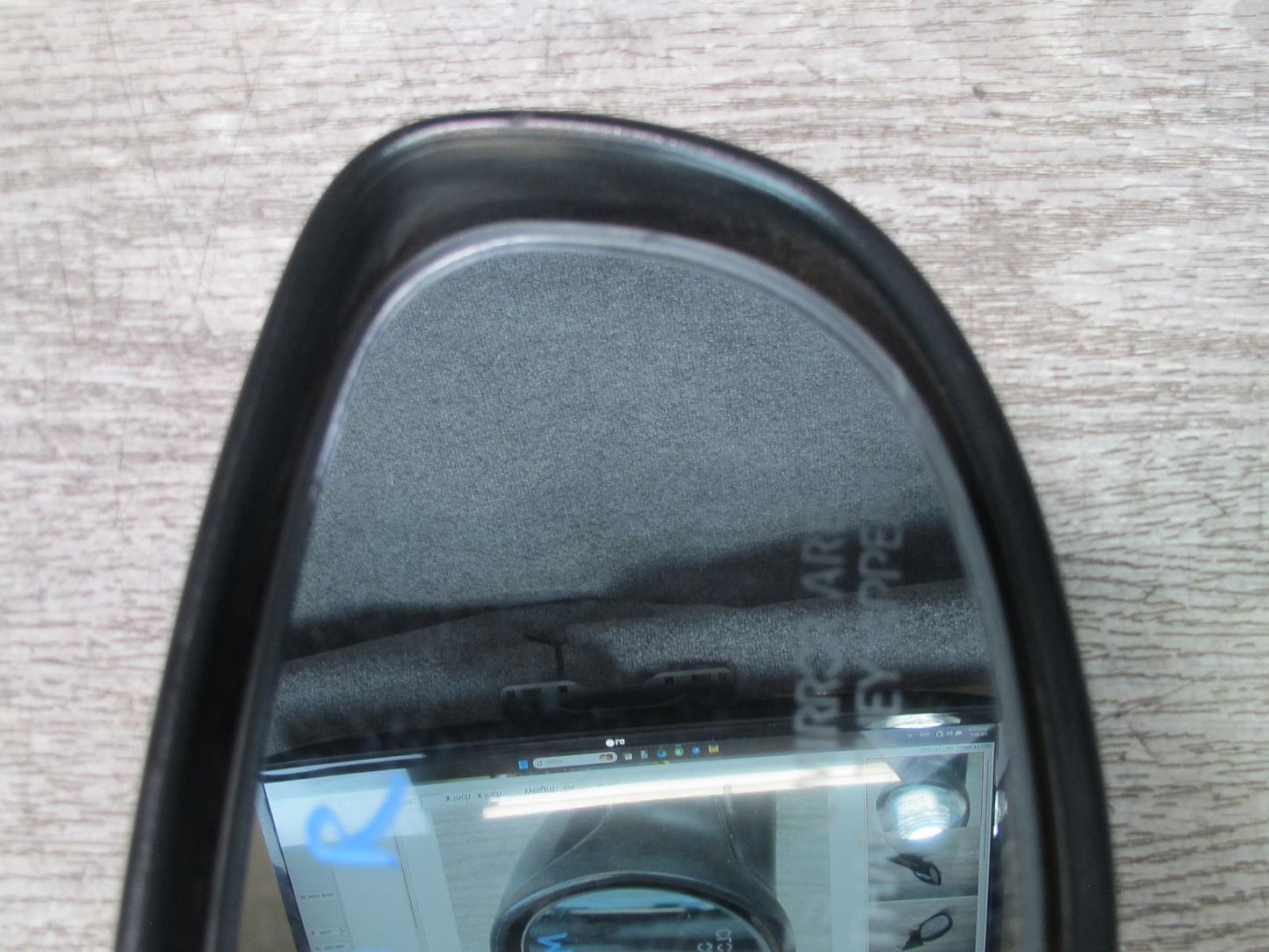 04-11 Mazda RX8 Right Passenger Door Power Heated Mirror Metropolitan Grey OEM