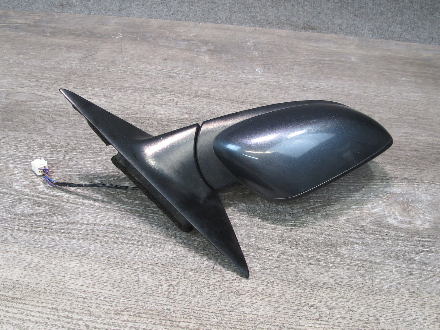 04-11 Mazda RX8 Right Passenger Door Power Heated Mirror Metropolitan Grey OEM