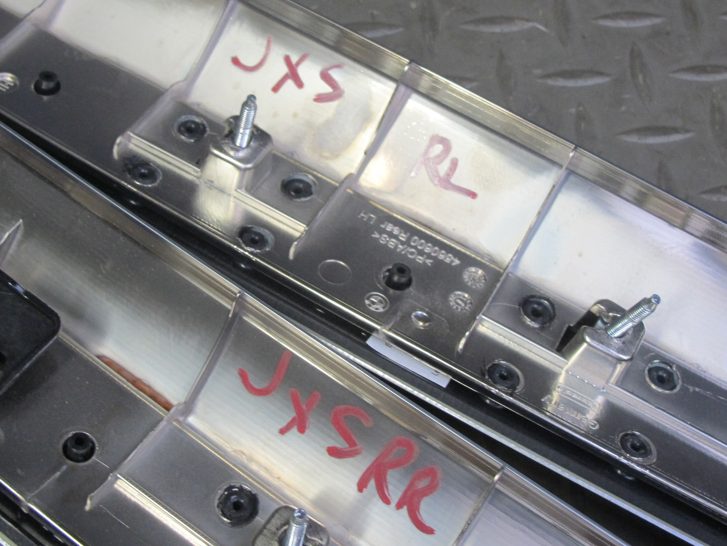 2010-2014 BMW E71 X6M Dash Center Console Door Brushed Aluminium Trim Panel Set