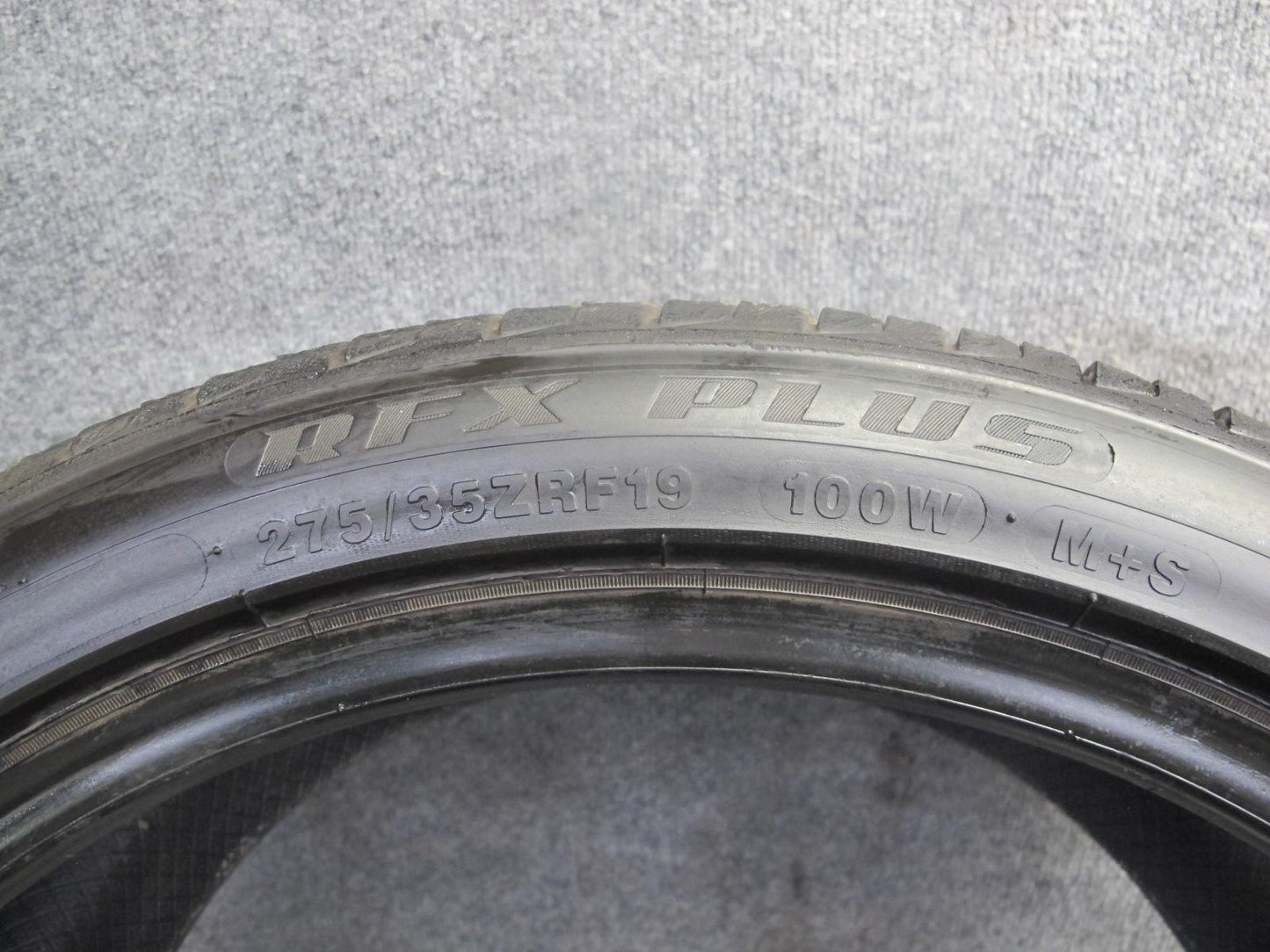 Set of 2 Lexani RFX Plus A/S Tire 275/35 R19 RUN Flat 100W 3824 7/32 Tread